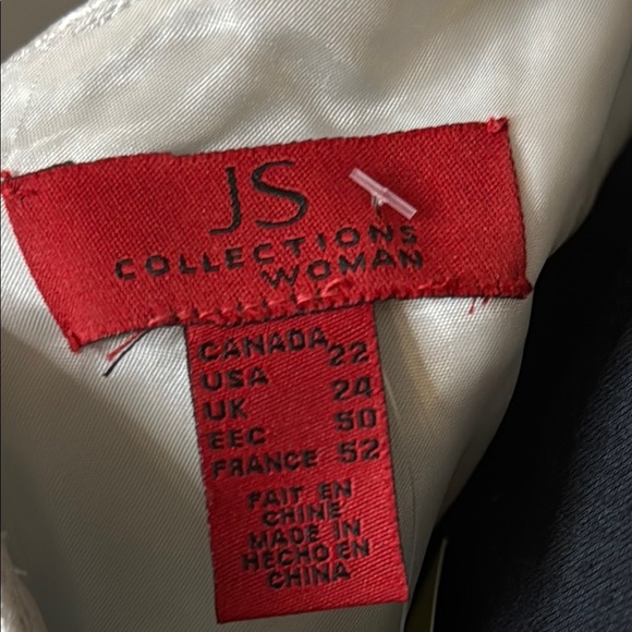 Z JS Collections Women’s 22 Ivory Floral Beaded Tank Top - Picture 2 of 5